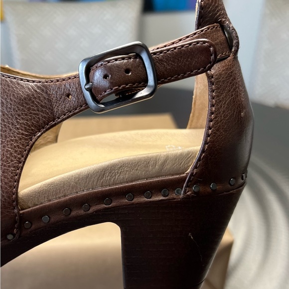 DANSKO-THE SASSY SANDALS IN BURNISHED BROWN-COLOUR BRAND NEW - Picture 13 of 14